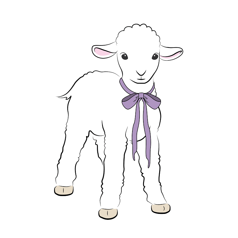Bild på en illustration av ett lamm
